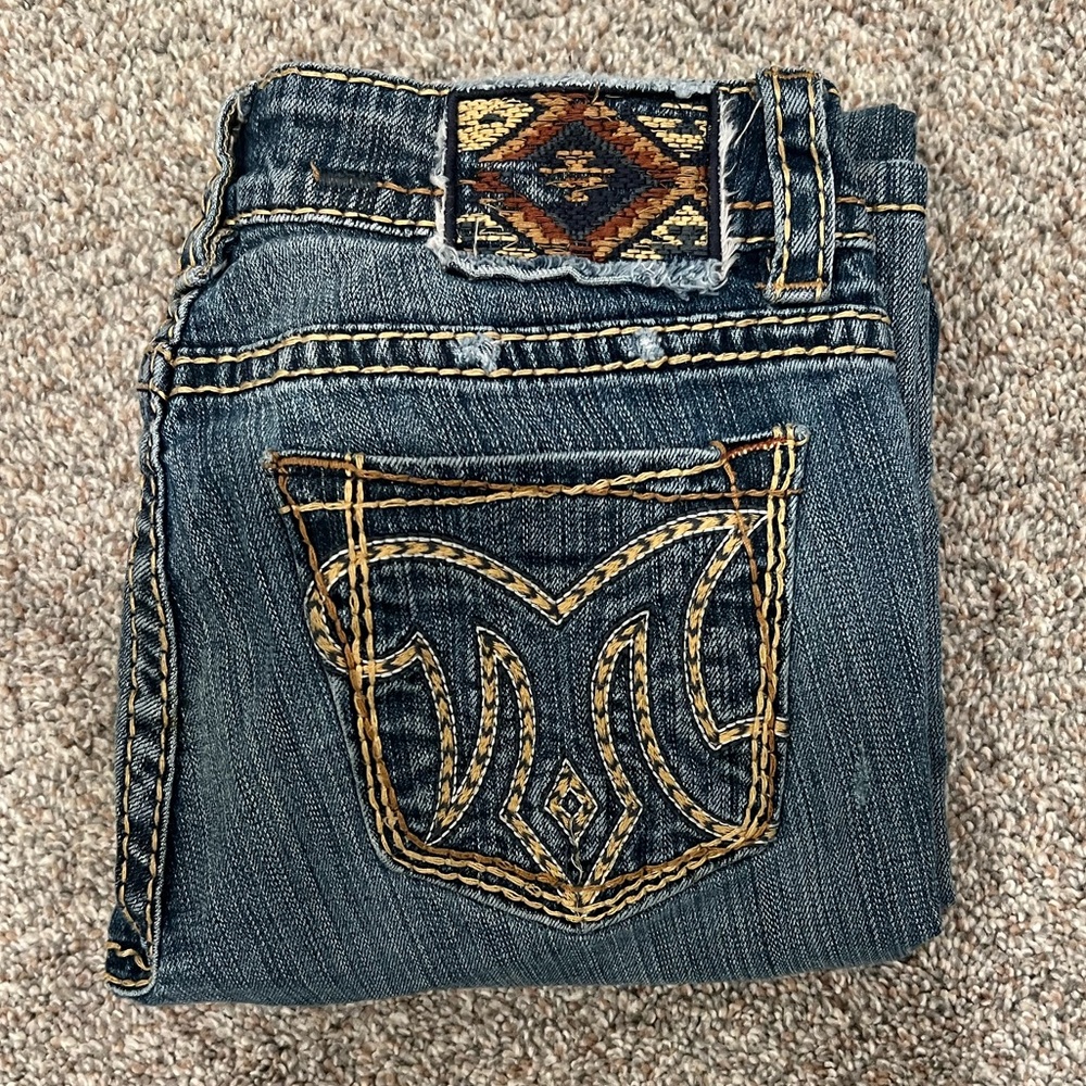 Buckle Blue Flare Women's Jeans
